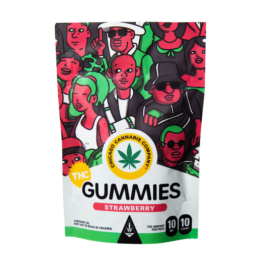 THC Gummies: Strawberry (100mg)