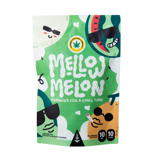Mellow Melon THC Gummies (100mg)