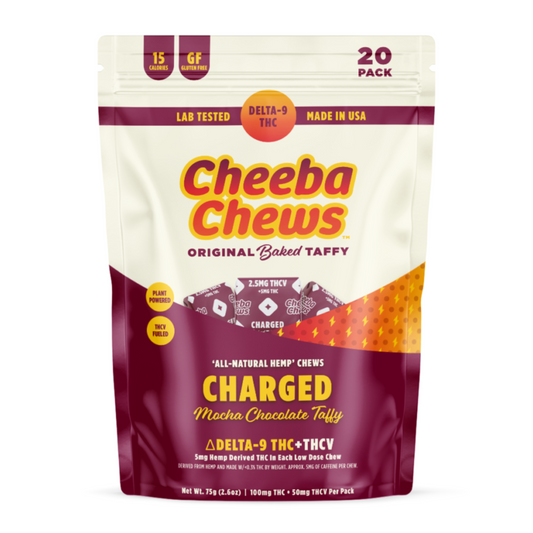 Cheeba Chews Charged Mocha Taffy (100mg)