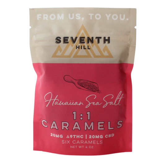 Seventh Hill 1:1 Hawaiian Salt Caramels (120mg)