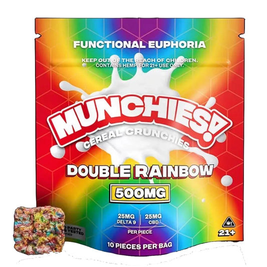 Munchies! THC Double Rainbow Cereal Crunchies (250mg)