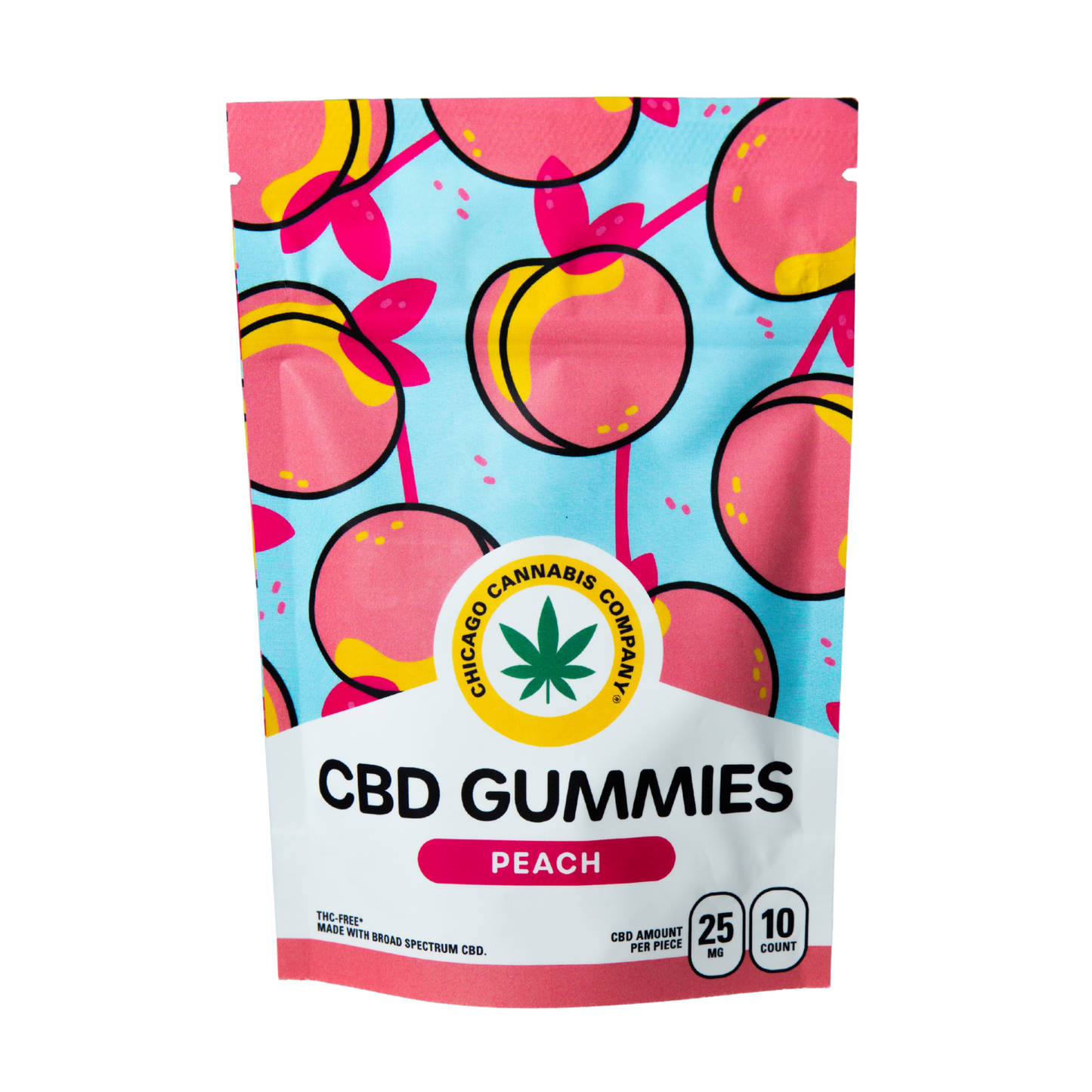 CBD Gummies: Peach (250mg)