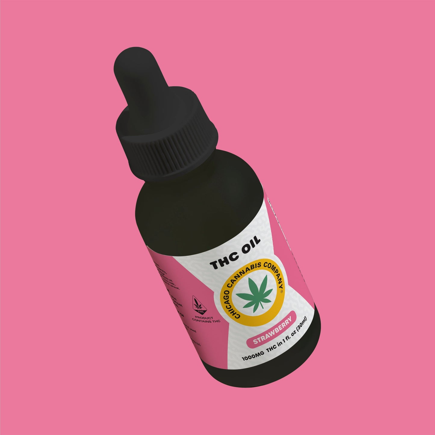 THC Oil: Strawberry (1000mg)